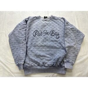 Vintage Put In Bay Sweatshirt Mens Large Lake Erie Crewneck 90s